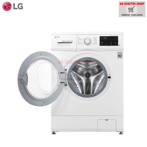 LG เครื่องซักผ้าฝาหน้า ระบบ Inverter Direct Drive ความจุซัก 8 กก. รุ่น FM1208N6W