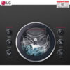 LG เครื่องซักผ้าฝาหน้า ระบบ Inverter Direct Drive ความจุซัก 8 กก. รุ่น FM1208N6W