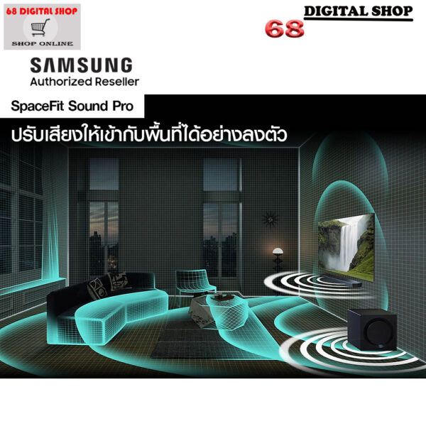 SAMSUNG Premium Q-series Soundbar ระบบเสียง 9.1.4 ch 540 W รุ่น HW-Q930C/XT