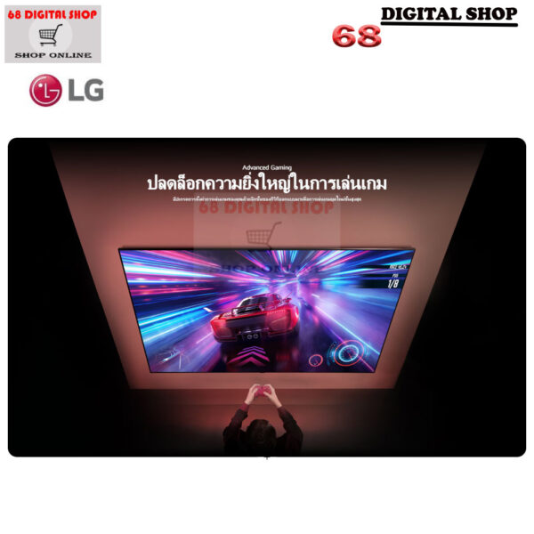 LG QNED 4K Smart TV Quantum Dot NanoCell α7 AI Processor 4K Gen6 LG ThinQ AI 86 นิ้ว รุ่น 86QNED80SRA