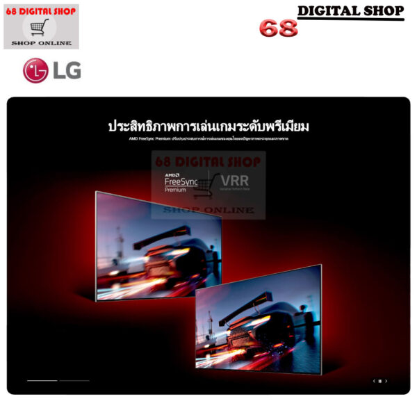 LG QNED 4K Smart TV Quantum Dot NanoCell α7 AI Processor 4K Gen6 LG ThinQ AI 86 นิ้ว รุ่น 86QNED80SRA