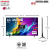 LG QNED 4K Smart TV α5 AI Processor 4K Gen7 LG ThinQ AI 75 นิ้ว รุ่น 75QNED80TSA