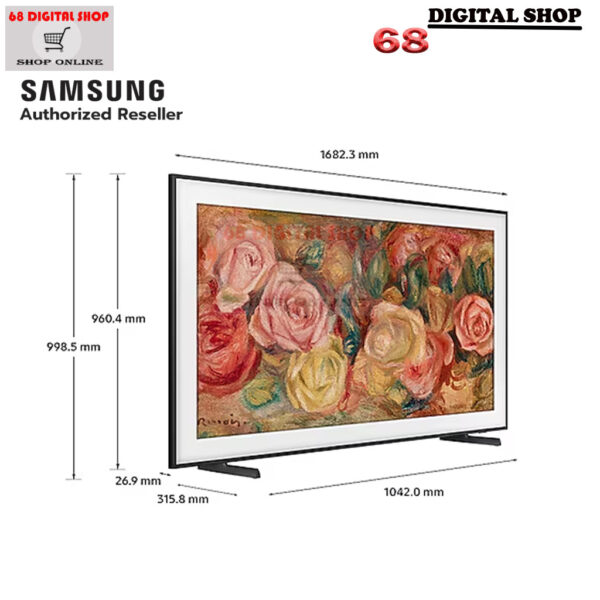 Samsung The Frame Art Mode QLED 4K SMART TV ขนาด 75 นิ้ว รุ่น QA75LS03DAKXXT