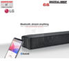 LG SoundBar พลังเสียง 40 วัตต์ ลำโพงซาวด์บาร์ขนาดกะทัดรัด รุ่น SK1