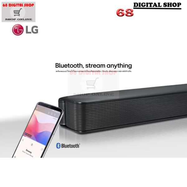 LG SoundBar พลังเสียง 40 วัตต์ ลำโพงซาวด์บาร์ขนาดกะทัดรัด รุ่น SK1