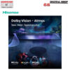 Hisense QLED 4K VIDAA Smart TV Quantum Dot Dolby Vision & Atmos TV 144Hz 85 นิ้ว รุ่น 85Q7Q