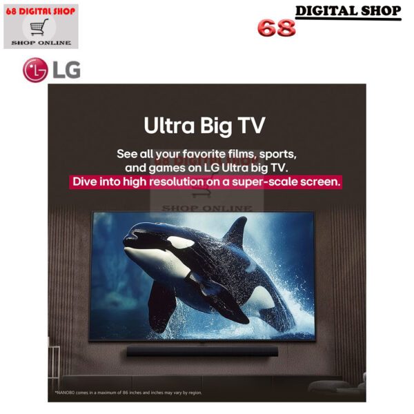 LG NanoCell AI 4K Smart TV 86 นิ้ว รุ่น 86NANO80ASA