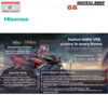Hisense Mini LED ULED Smart 4K Dolby Vision & Dolby Atmos 144Hz 75 นิ้ว รุ่น 75U6Q