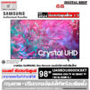 Samsung Crystal UHD 4K Smart TV 120Hz 98 นิ้ว รุ่น UA98DU9000KXXT