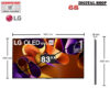 LG OLED evo 4K Smart TV 83 นิ้ว รุ่น OLED83G4PSA