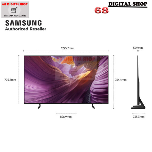 2 Samsung OLED 4K Vision AI Smart TV 120Hz 55 นิ้ว รุ่น QA55S85FAEXXT