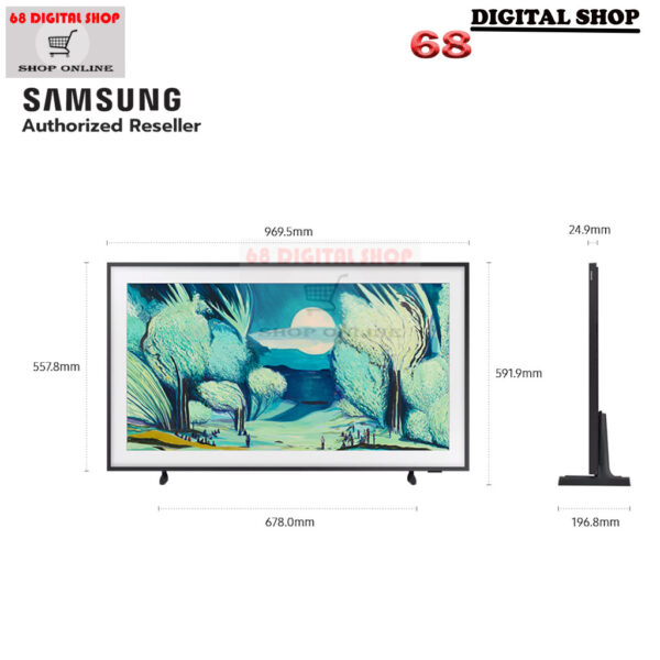Samsung The Frame QLED 4K Smart TV 43 นิ้ว รุ่น QA43LS03FAKXXT