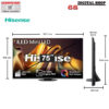 Hisense Mini-LED PRO ULED 4K VIDAA Smart TV 144 HZ 75 นิ้ว รุ่น 75U8N