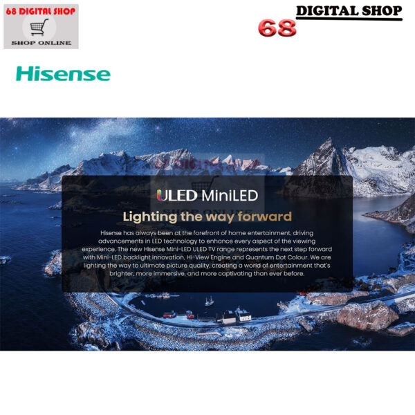 Hisense Mini-LED PRO ULED 4K VIDAA Smart TV 144 HZ 75 นิ้ว รุ่น 75U8N