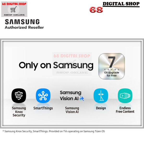7 Samsung OLED 4K Vision AI Smart TV 120Hz 55 นิ้ว รุ่น QA55S85FAEXXT