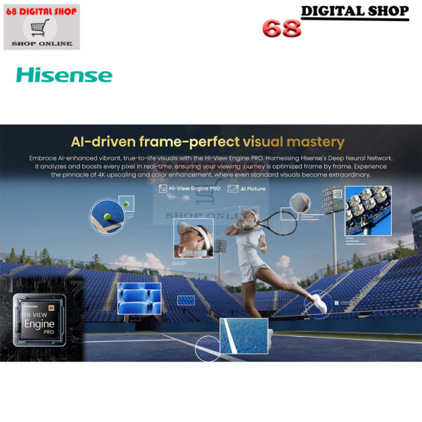 Hisense Mini-LED PRO ULED 4K VIDAA Smart TV 144 HZ 75 นิ้ว รุ่น 75U8N