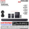 SAMSUNG Premium Q-series Soundbar ระบบเสียง 11.1.4 Ch 756W รุ่น HW-Q990F/XT