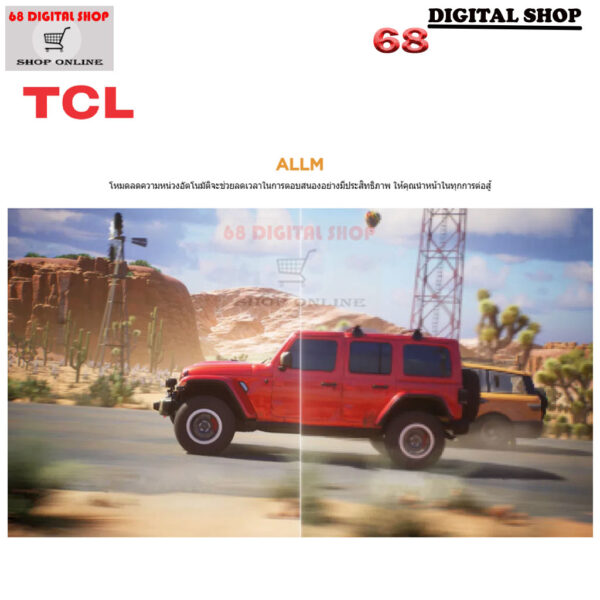 TCL QLED Google TV 4K ขนาด 43 นิ้ว รุ่น 43P7K