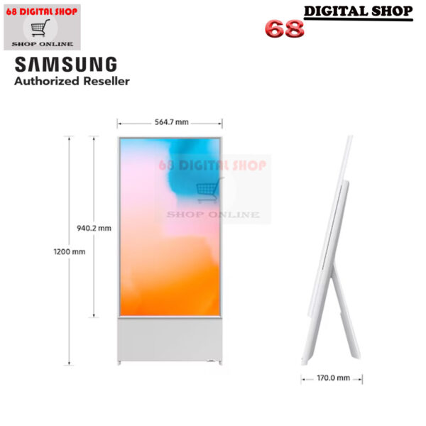 Samsung The Sero QLED 4K Smart TV ทีวี 43 นิ้ว รุ่น QA43LS05BBKXXT