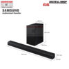 SAMSUNG Soundbar B-series ลำโพงซาวด์บาร์ซัมซุง 410 วัตต์ ระบบเสียง 3.1 Ch รุ่น HW-B650D/XT