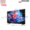 TCL Google TV 4K HDR ขนาด 55 นิ้ว รุ่น 55P6K