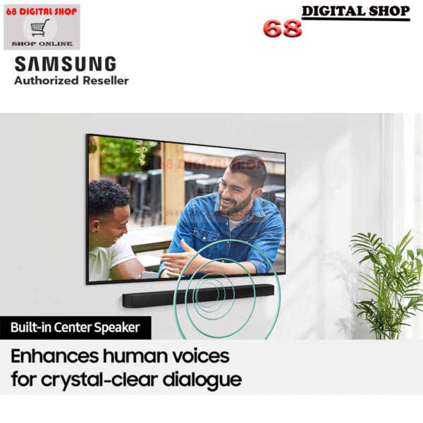 SAMSUNG Soundbar B-series ลำโพงซาวด์บาร์ซัมซุง 410 วัตต์ ระบบเสียง 3.1 Ch รุ่น HW-B650D/XT