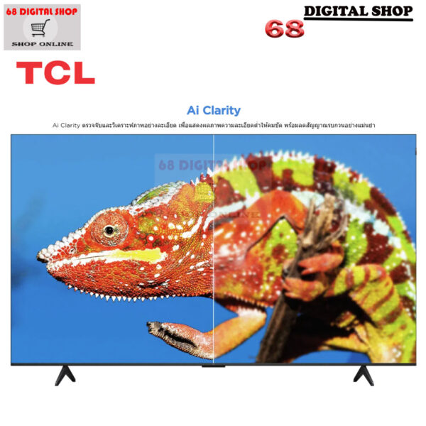 TCL Google TV 4K HDR ขนาด 55 นิ้ว รุ่น 55P6K