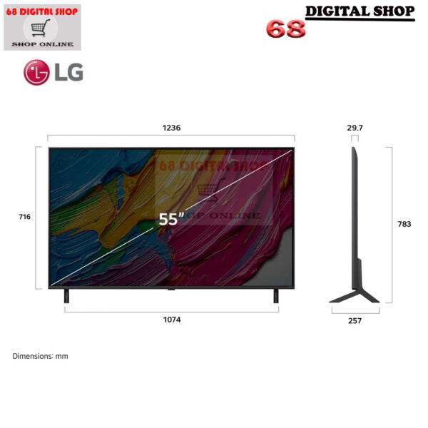 LG QNED AI 4K Smart TV 55 นิ้ว รุ่น 55QNED80ASA