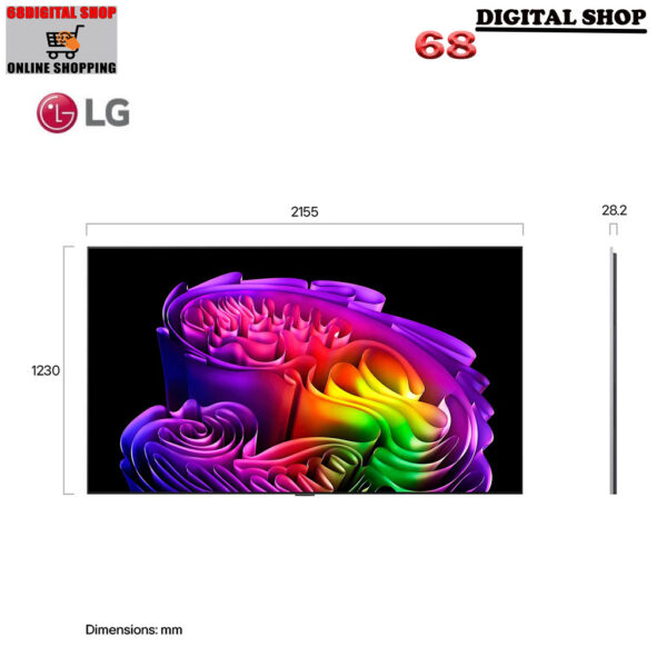 LG OLED evo G6 4K Smart TV 97 นิ้ว รุ่น OLED97G6PSA
