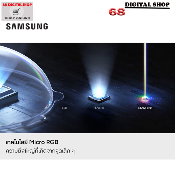 SAMSUNG Micro RGB 4K Vision AI Smart TV 100 นิ้ว รุ่น MRA100R85HKXXT