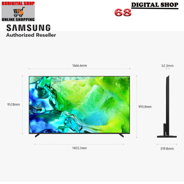 Samsung Neo QLED 4K Vision AI Smart TV 144Hz 75 นิ้ว รุ่น QA75QN80HAKXXT