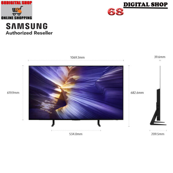 Samsung OLED 48 นิ้ว QA48S90FAEXXT ขนาดและมิติ Samsung OLED 4K Smart TV 48 นิ้ว รุ่น QA48S90FAEXXT พร้อมขนาดและมิติ