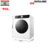 tcl-front-load-dryer-wt11kfdyw-dimension TCL Front Load Dryer เครื่องอบผ้าฝาหน้า 11 kg รุ่น WT11KFDYW