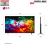 lg mini led 65 inch 65qned70bsa dimension LG QNED Mini LED AI 4K Smart TV 65 นิ้ว รุ่น 65QNED70BSA