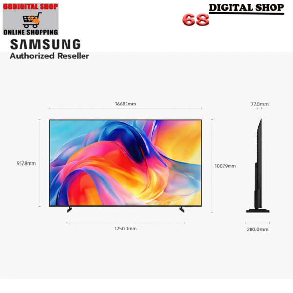 samsung mini led 75 inch model ua75m77hakxxt dimension Samsung Mini LED Vision AI Smart TV 75 นิ้ว รุ่น UA75M77HAKXXT
